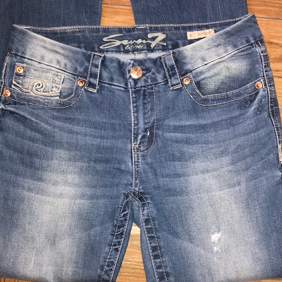 Seven7 Denim - Seven 7 slim boot size 8 blue jean